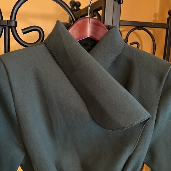 BOOHOO Kate Belted Shawl Collar Coat - Picture 6 of 10